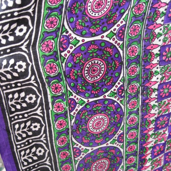 vintage pure silk sari. - Picture 2 of 3